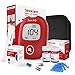 Diabetes Test kit Glucosio nel Sangue, Kit di Monitoraggio della Glicemia, Sinocare Safe AQ Smart con 50 Strisce Senza Codice Reattive indipendentee mg/dL, Misuratore Di Glicemia