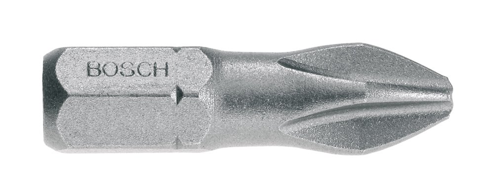 Bosch White 2608522186 Bit Set Ph2-25Mm Long X 25 Pieces
