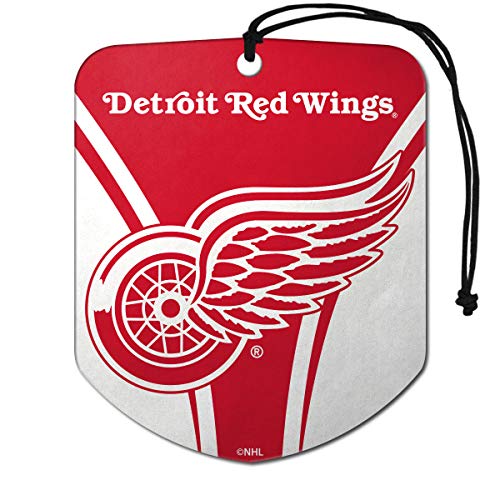 FANMATS NHL - Detroit Red Wings Air Freshener 2-pk 2.75” x 3.5” - 