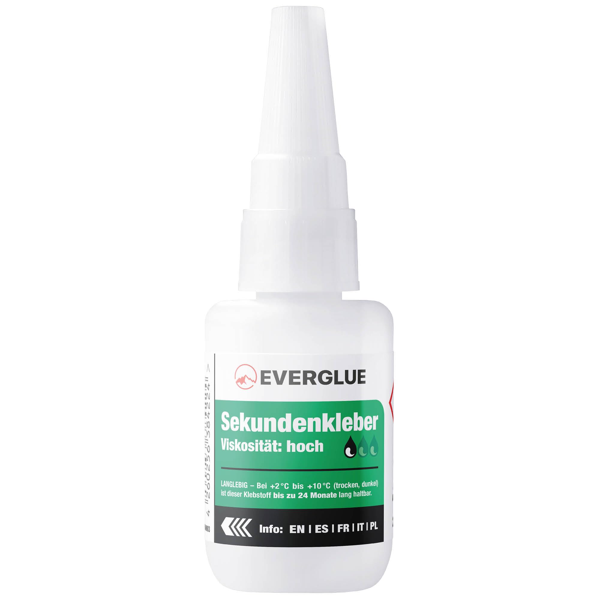 Everglue Sekundenkleber dickflüssig Universal, extra stark