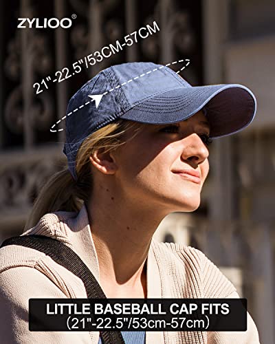 Zylioo Women's Extra Small Baseball Cap,Adjustable Low Profile Dad Cap,Little Hunting Cap For Men #TOP7