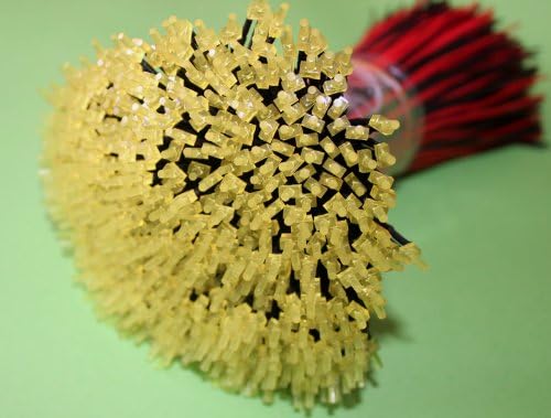 100pcs x 2mm Diffused Yellow Pre Wired led Light 2mm Diffused Yellow Led lamp red 12V 20cm (Yellow