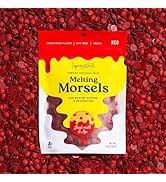 Supernatural Dye-Free Melting Morsels, Red - Plant-Based, Vegan, Kosher, No Artificial Colors, 6oz