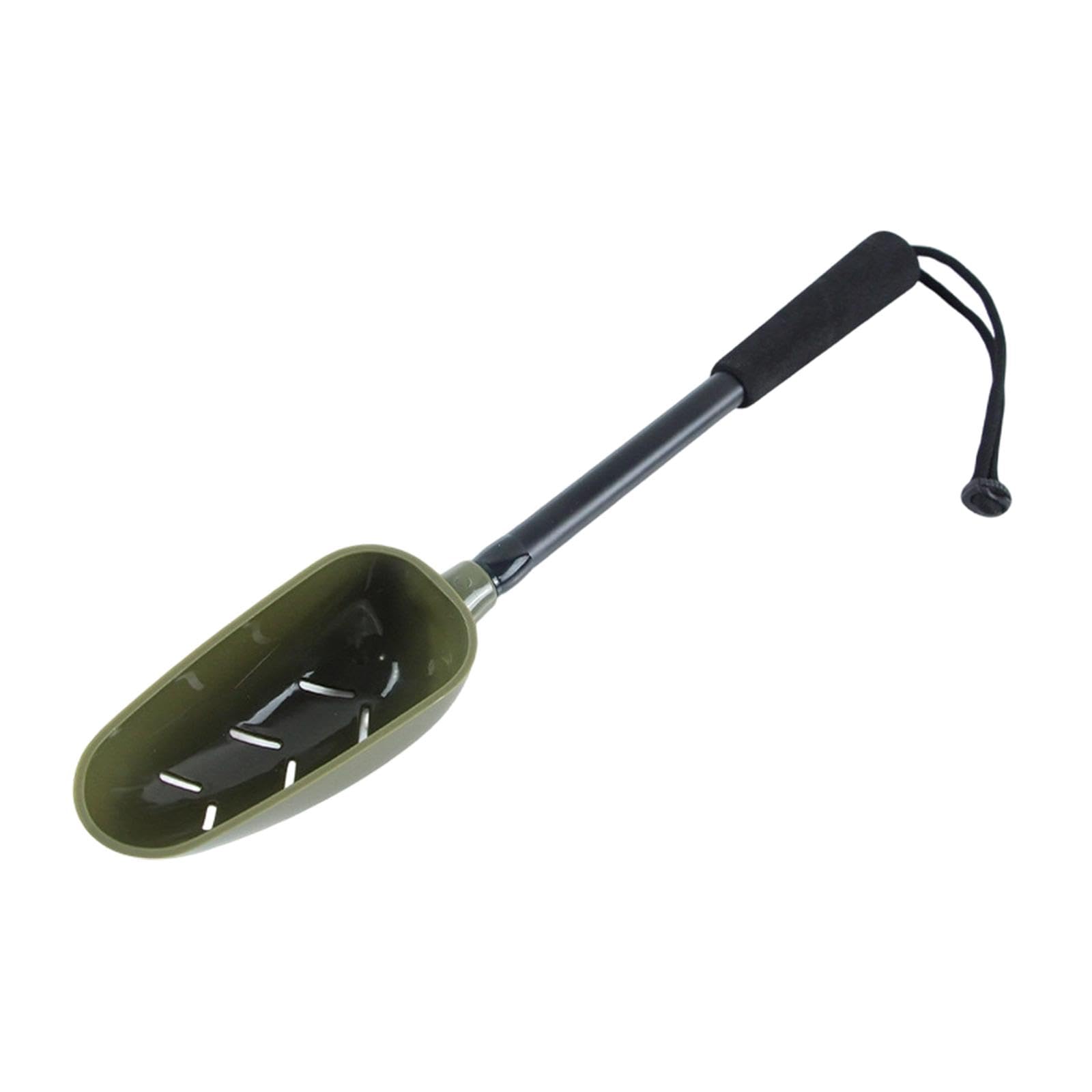 Oshhni Cuchara para lanzar señuelos de Pesca para Carpas, lubinas y truchas, Mango Antideslizante, portátil y Resistente, Herramienta de alimentación para