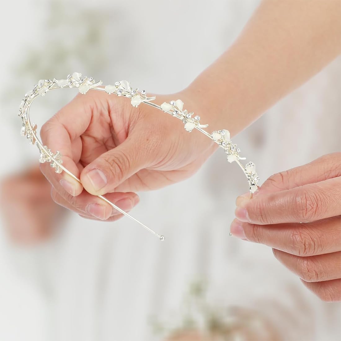 Kristall-Haarnadeln Mit Rosenblüte – 20 Stück Lila, Strass-Spangen Für Hochzeit & Brautschmuck