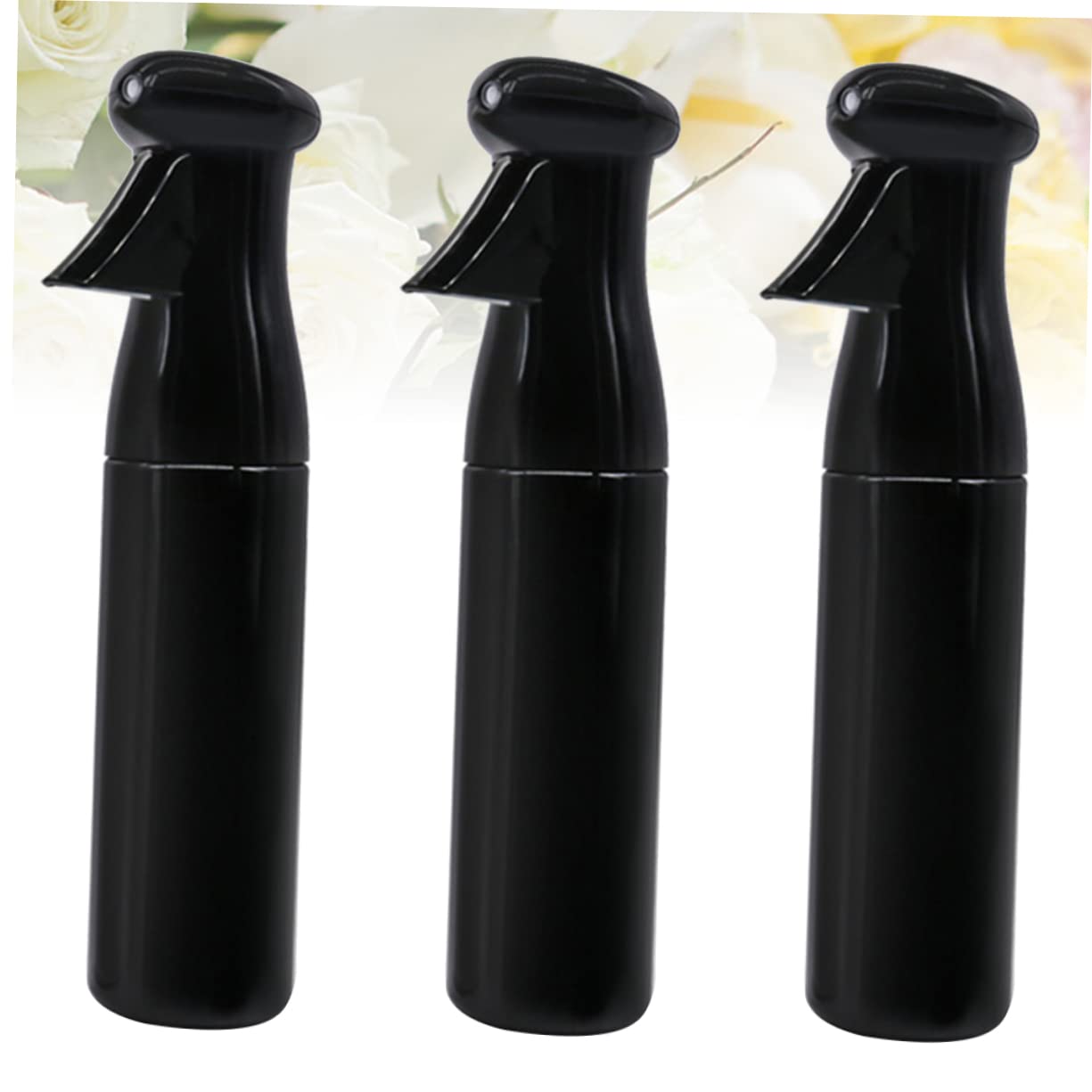 3 Stück-pack Handsprühflasche aus Glas mit Großem Fassungsvermögen, Schwarz