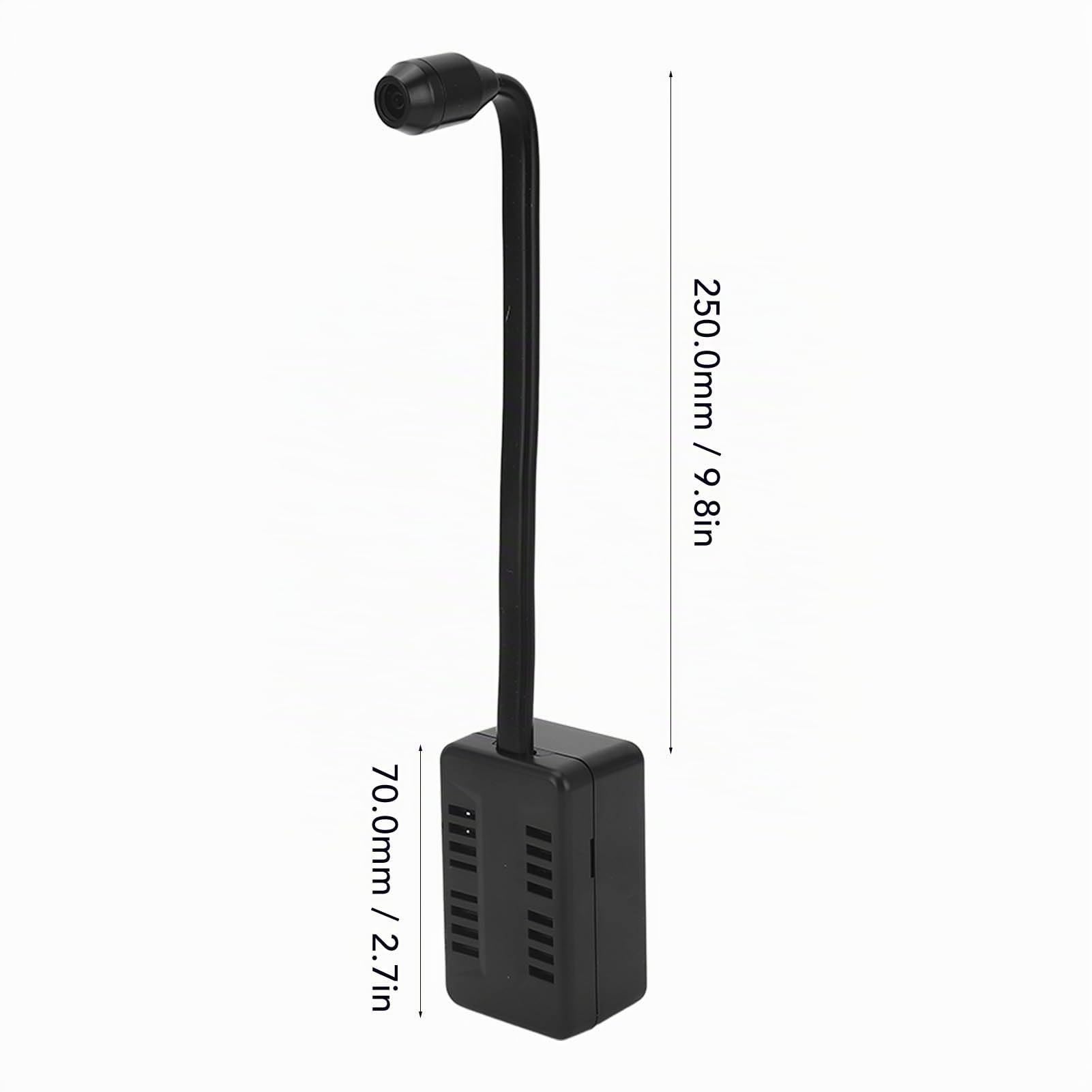 1080P WiFi Mini Cámaras de Seguridad Portátiles Grabadora de Video, Cámara Espía Oculta HD con Lente de Serpiente Ajustable Pequeña, Cámara de Vigilancia de Detección de