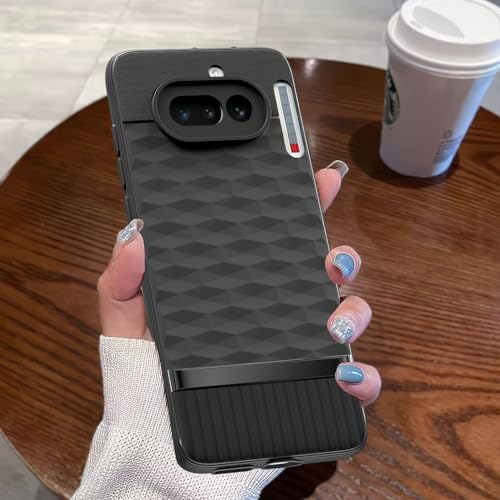 Image of Outlouders Back Cover for Nothing Phone 4a 5G | Full Camera Protection | TPU Soft Flexible Shockproof Bumper Case (Black)