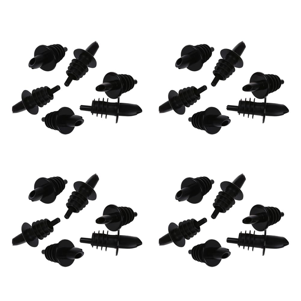 Hndhbfgrt 24Pcs Plastic Free Liquor Spirit Bottle Pourer Bar Wine Cocktail Drinks