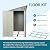 4x10 Ft Outdoor Metal Shed, Heavy-Duty Storage Shed with Floor Kit for Tools and Bikes, Lean to Shed with Left/Right Door and 2 Windows