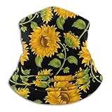 SARA NELL Beautiful Sunflower Neck Gaiter Headwear Face Sun Mask Magic Scarf Bandana Balaclava Headband for Men Women Cycling Fishing Motorcycling Running Skateboarding