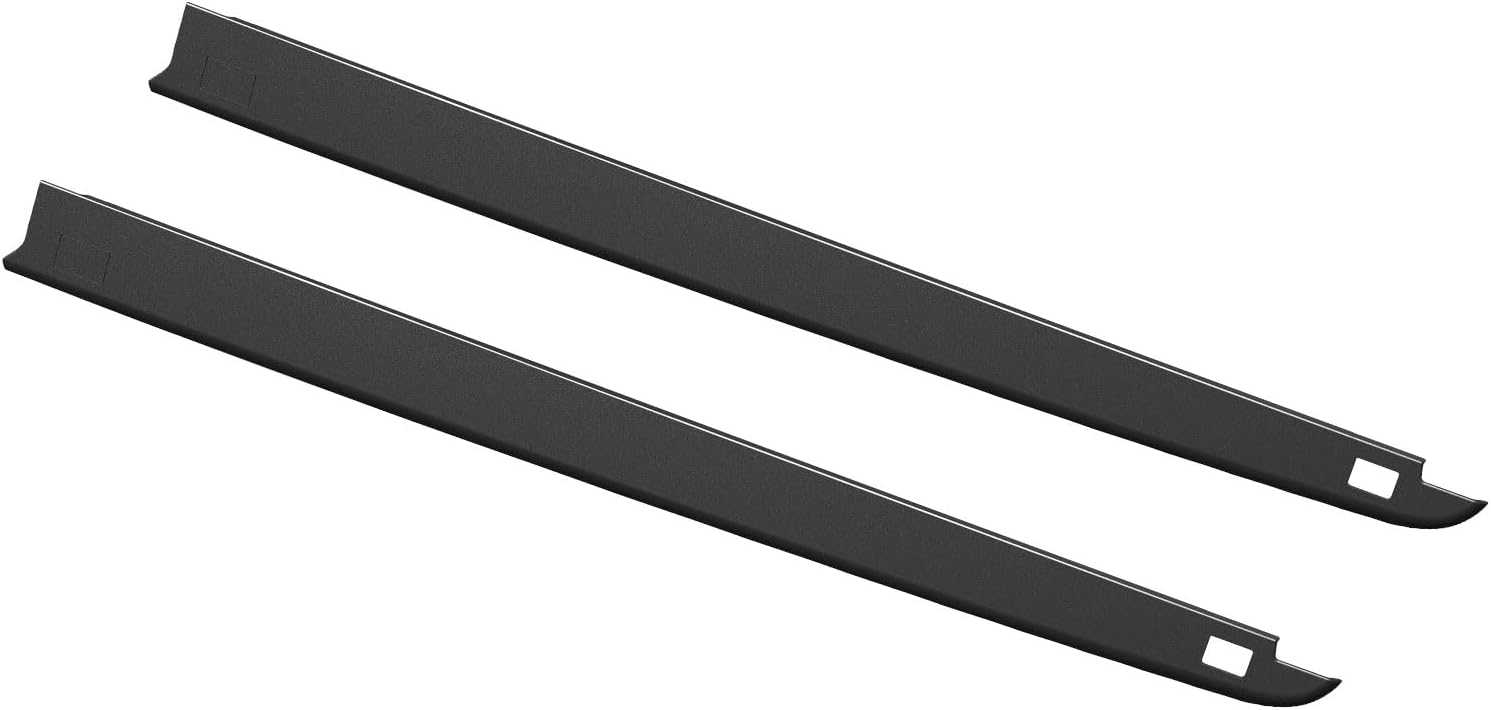 5.7ft Truck Side Bed Rail Caps for 2009-2018 Dodge Ram 1500 Crew Cab, Bedrails Covers Top Protectors Molding Cap w/Stake Holes for Dodge Ram 1500 with 5.7' Bed Accessories, 4PCS