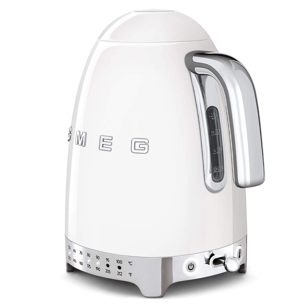 Smeg 電気ケトル 1.7リットル KFL04 CRUS CR [並行輸入] Amazon | Smeg 電気ケトル 1.7リットル White KLF04WHUS [並行