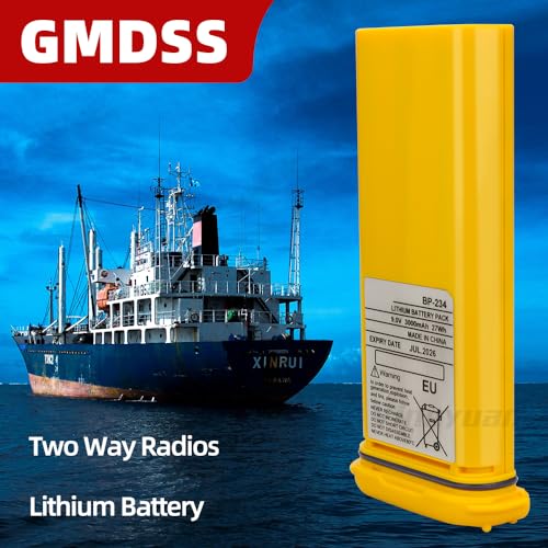 Vineyuan Bateria de lítio de substituição 9,0V 3000mAh ICOM BP-234 para rádios Icom IC-GM1600, IC-GM