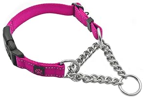 Max and Neo Martingale Dog Collars for Small Dogs: Stainless Steel, Unbreakable,...