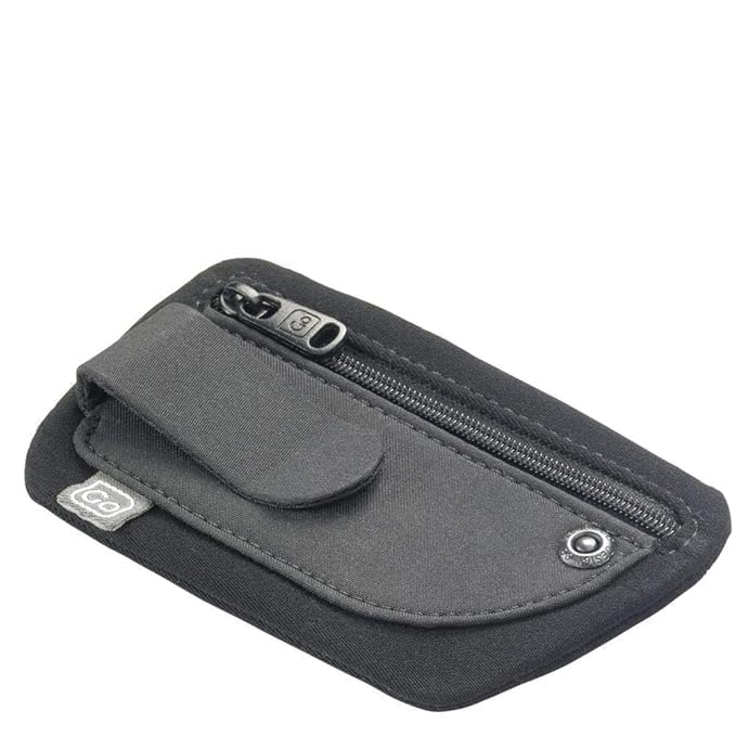Key Pouch Coin Purse for Girl Pen Drive Case Credit Card Holder Clip Pouch Money Pouch with Zipper Closer Remote Wallet Bag (Black)-image-1