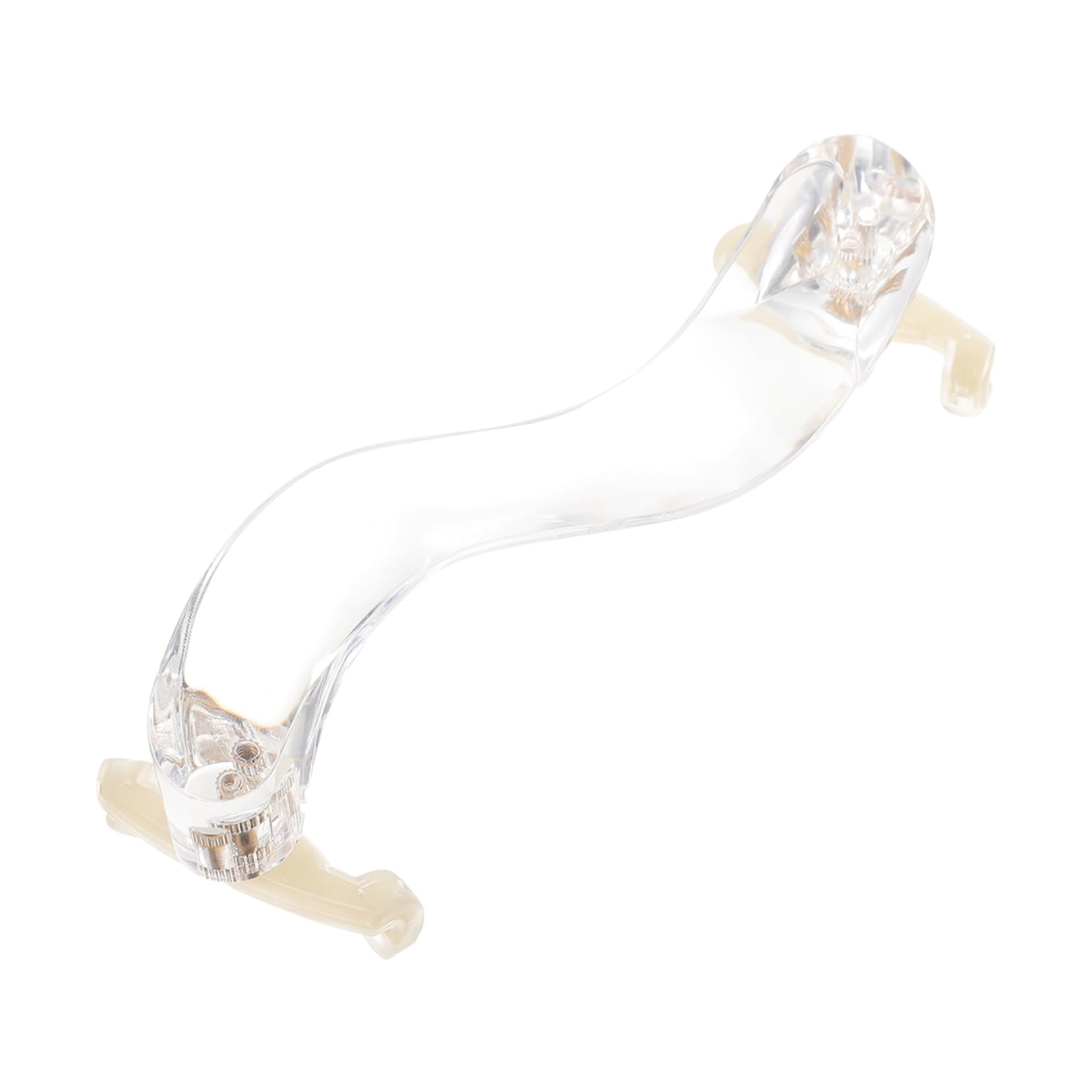 BESPORTBLE 1Pc Handmade Acrylic Violin Shoulder Rest Pad Durable and Stable Shoulder Support for Hand Held Instruments Smooth Surface Protects Your Violin for Musicians