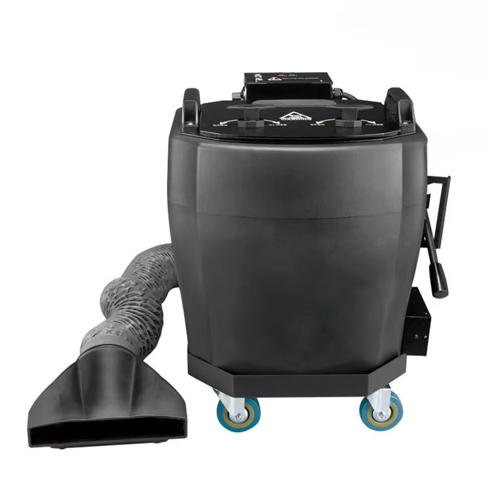 Máquina de humo de hielo seco con manguera y boquilla, nebulizador de alta salida para escenario, boda, fiesta, concierto, club, temperatura ajustable