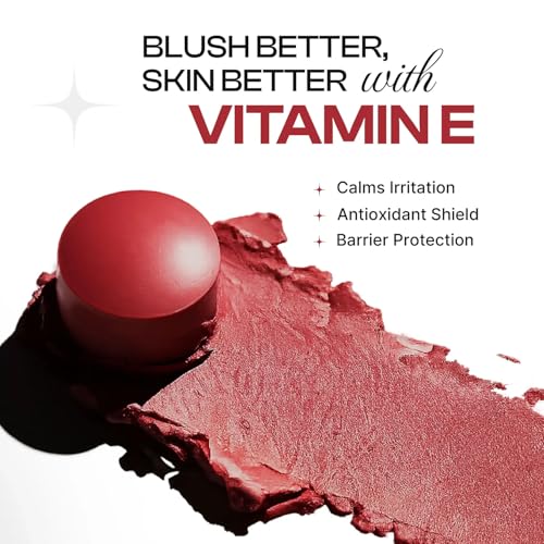 Image of Dream Beauty Nebula Cream Blush - Carina Crimson | Dusk Red 3-in-1 Tint for Cheeks, Lips & Eyes | Dewy Finish | Hand Blendable, Lightweight & Buildable | 7.5g