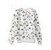 Cartoon Game Neko Atsume Cute Cat Sweater Cotton Polyester Unisex Sweatshirt S White