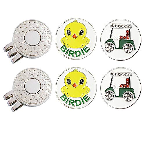 GOLTERS Golf Ball Markers with Hat Clips Value Sets for Men Women...