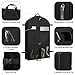 Simple Houseware 43'' Travel Garment Bag with Pockets for Suits, Dresses, Coats, Heavy Duty 300D Polyester