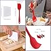 7Pcs Leaf Silicone Fondant Molds with Dough Scraper Silicone Spatula, 3D Coral Branch Leaf Chocolate Molds, DIY Baking, Sugar Craft, Wax, Gum Paste, Cupcakes, Clay