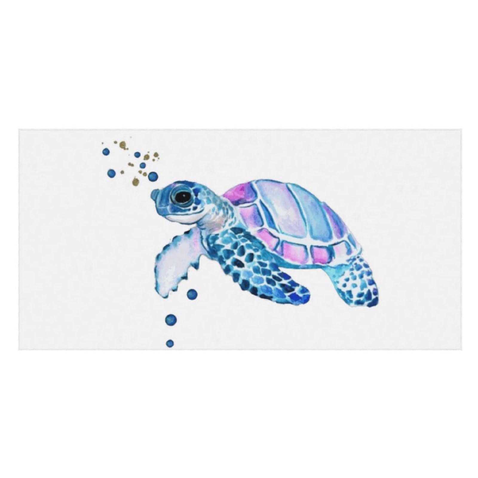 LWORZIIB Beach Towel, Watercolor Sea Turtle Bath Towel, Pool Towel Great for Gym Swimming 80 X 160cm