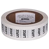Clothing Size Strip Labels - 1.25