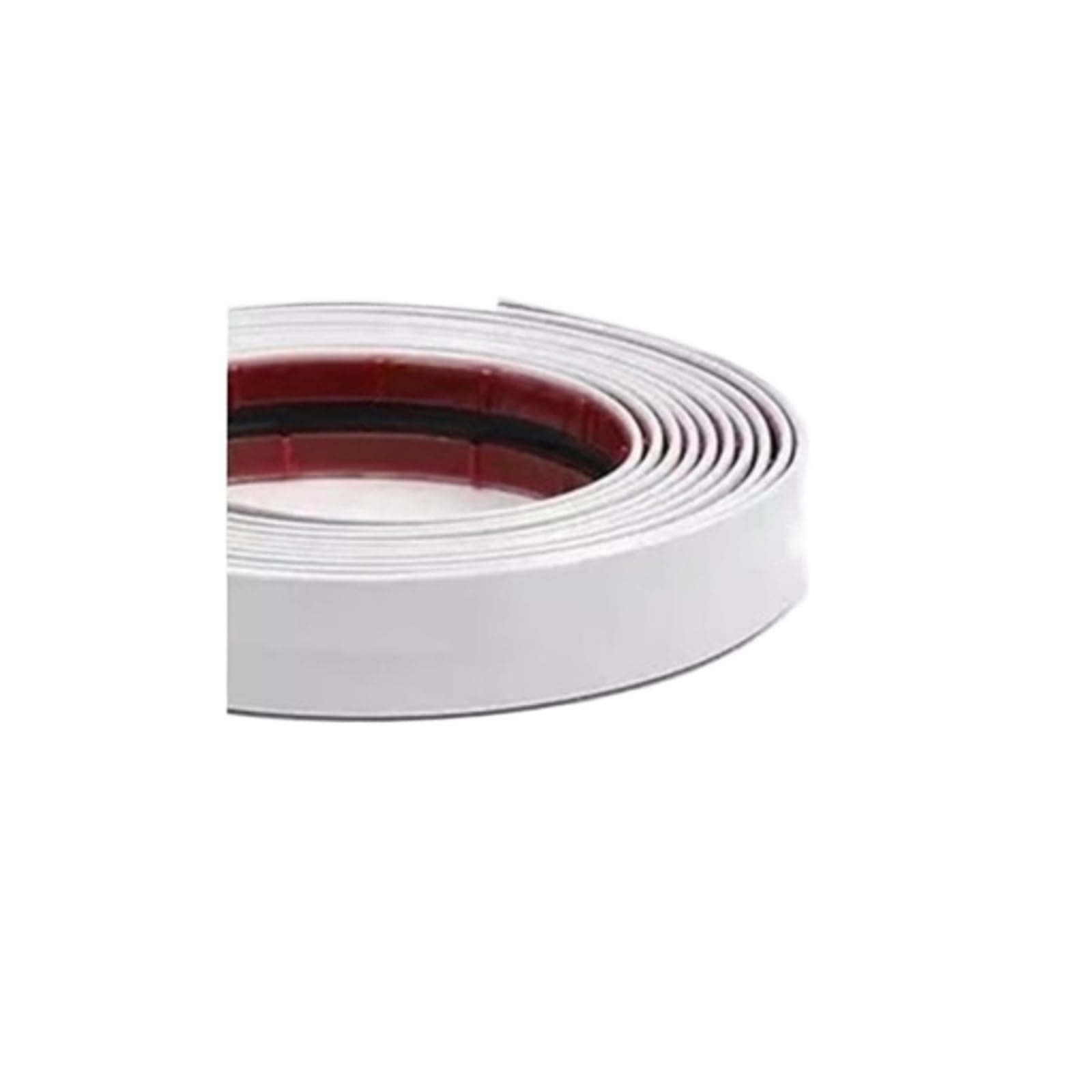 Cornière PVC blanc pour masquer fissures angle mural et plinthe 6M