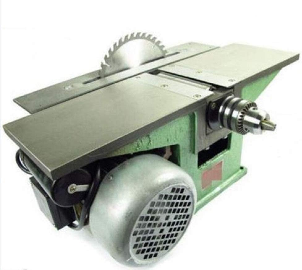 MXBAOHENG Bench Multifunctional Woodworking Machine for Planing/ Sawing/ Drilling 220V