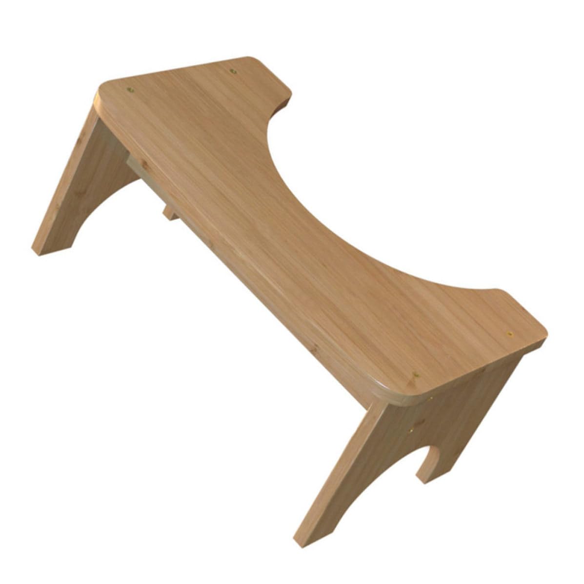 Tabouret en bois pour salle de bain lavable et stable au quotidien