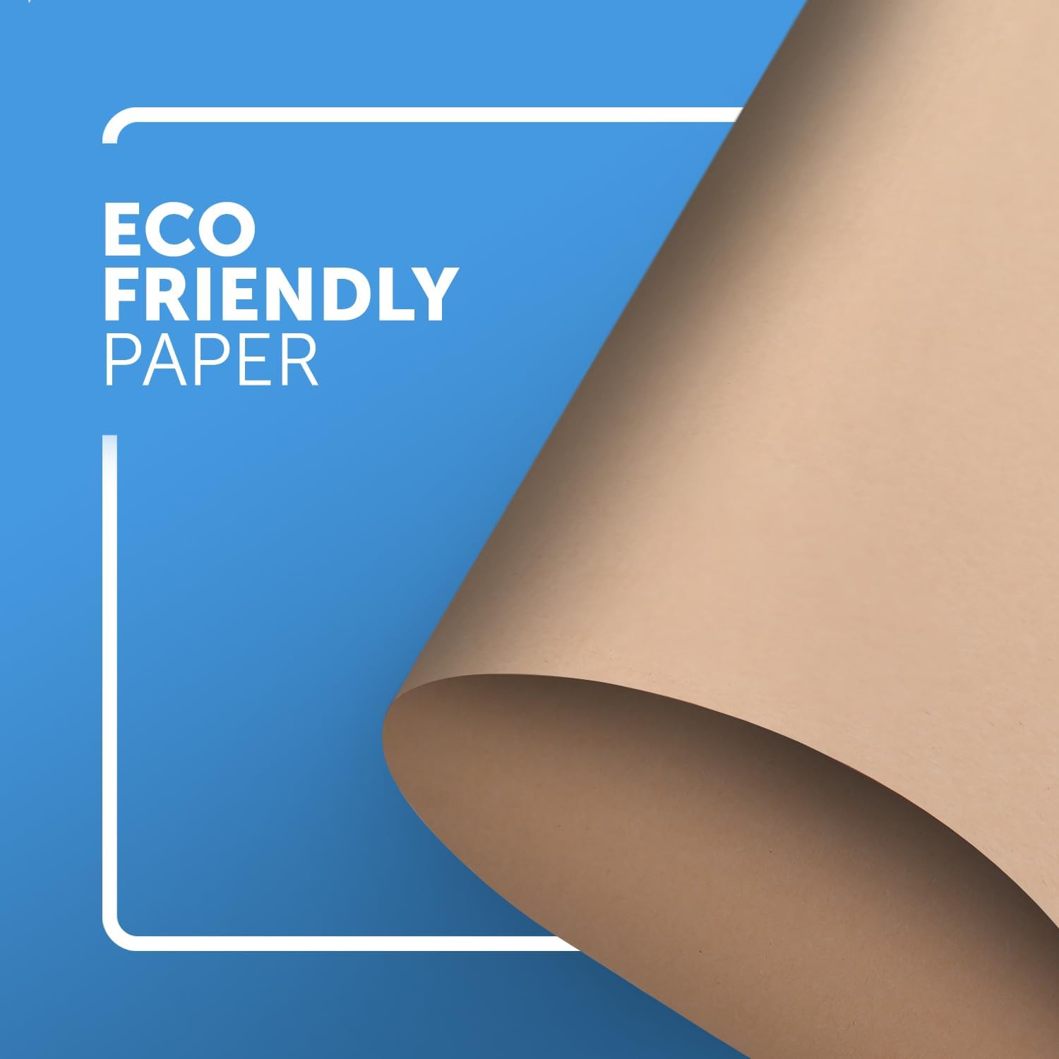 Kraft Paper Roll - Jumbo Value Pack - Brown Paper Packing Roll - Ideal for Arts, Crafts, Gifts, Postal, Shipping, Wrapping, Floor Covering, Table Runners (500mm x 25m)