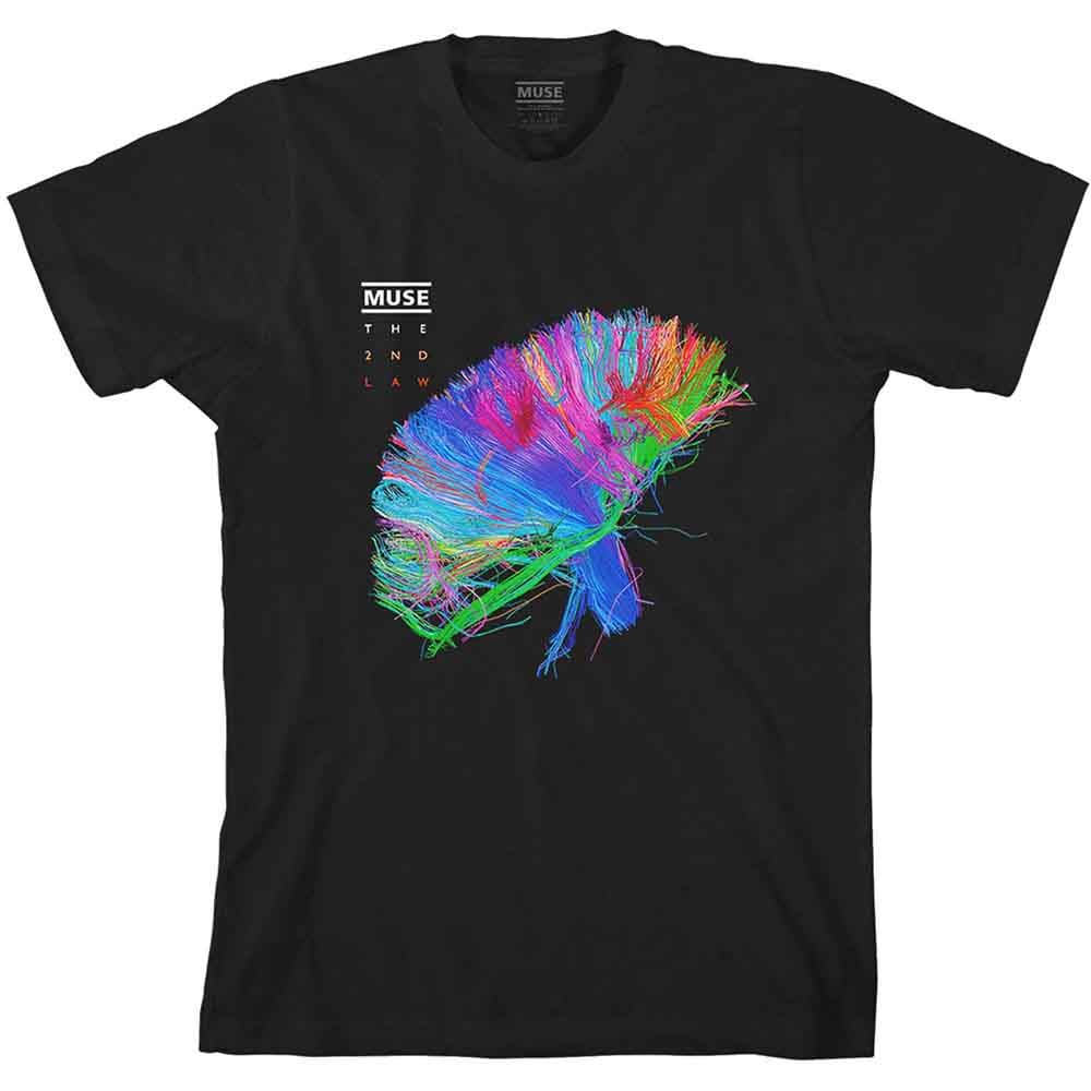 Muse 2Nd Law Album Official Tee T-Shirt Mens Unisex (XX-Large) Black