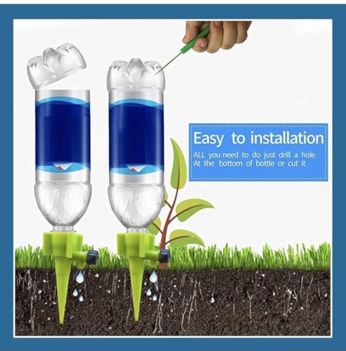 Image of Drip Irrigation kit for Home Garden | Self-Watering Spikes for Plants | | Automatic Plant Watering Devices | Indoor & Outdoor Plant Care (Pack of 10)