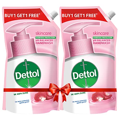 Image of Dettol Liquid Handwash Refill - Skincare Hand Wash- 675ml (Buy 1 Get 1 Free) | pH Balanced | 10x Better Germ Protection