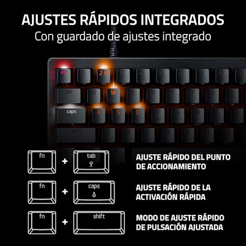 Razer Huntsman V3 Pro Mini con Snap Tap y Rapid Trigger teclado óptico analógico 6