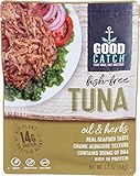 Good Catch Plant Based Fish Free Tuna - Oil & Herbs, 3oz Pouch Pack Of 12, 39.6 Oz