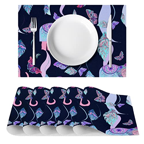 Sets de table 30,5 x 45,7 cm Elaphant pour repas de salle à manger - 3