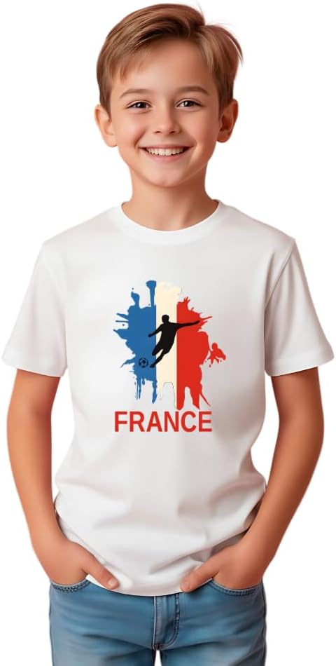 France Football Team World Fans printed T shirts Supporting The Team Football Team Jersey T shirts For Men | Women | Kids to win the cup