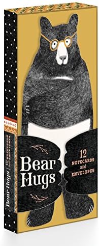 Bear Hugs: 12 Notecards and Envelopes (Unique Bear Themed Greeting Cards for Friends and Family, Cute Animal Illustrated Stationery) image 5