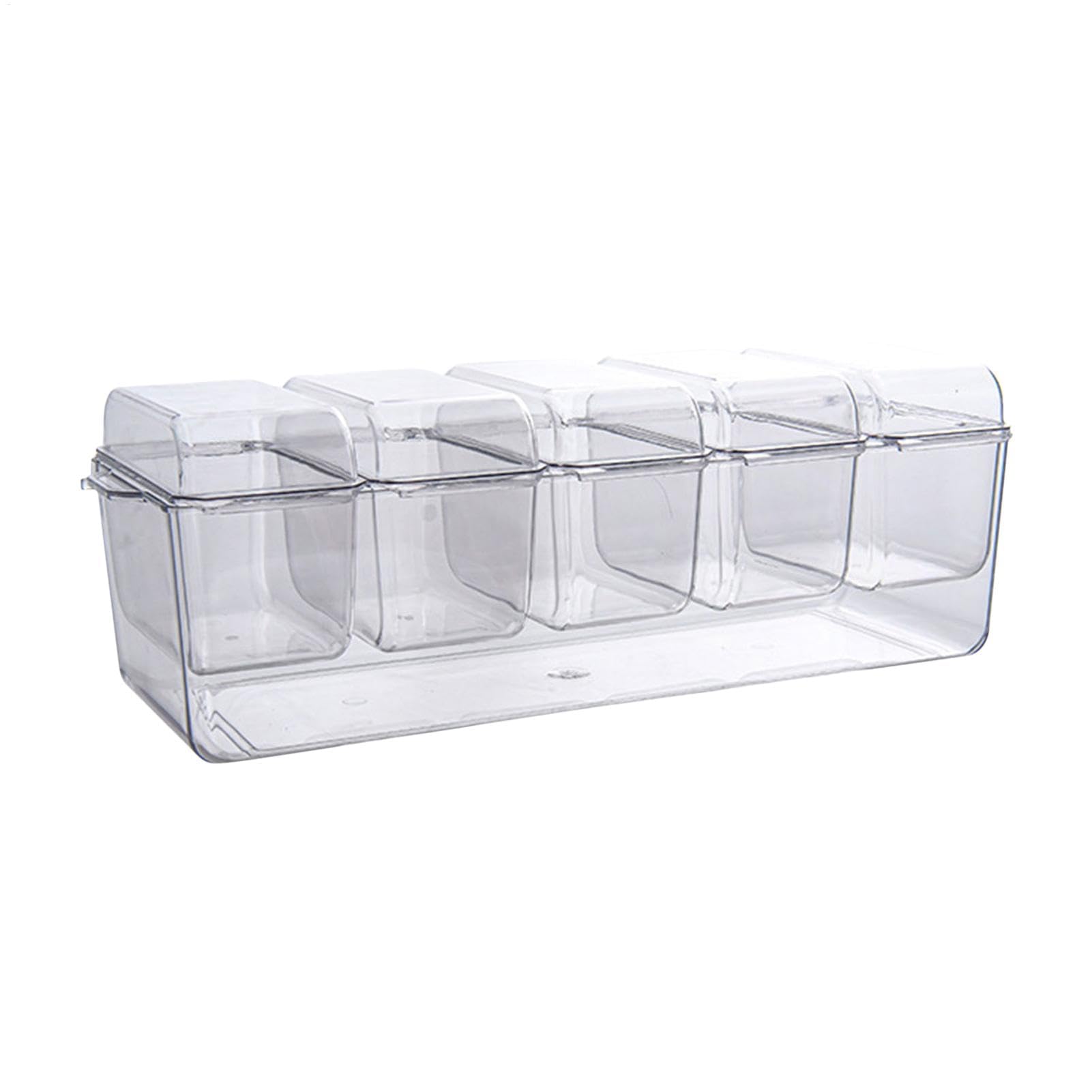 Soporte versátil para platos de refrigeración, soporte portátil para alimentos fríos para aperitivos de mariscos con compartimento para hielo, ideal para reuniones familiares y fiestas