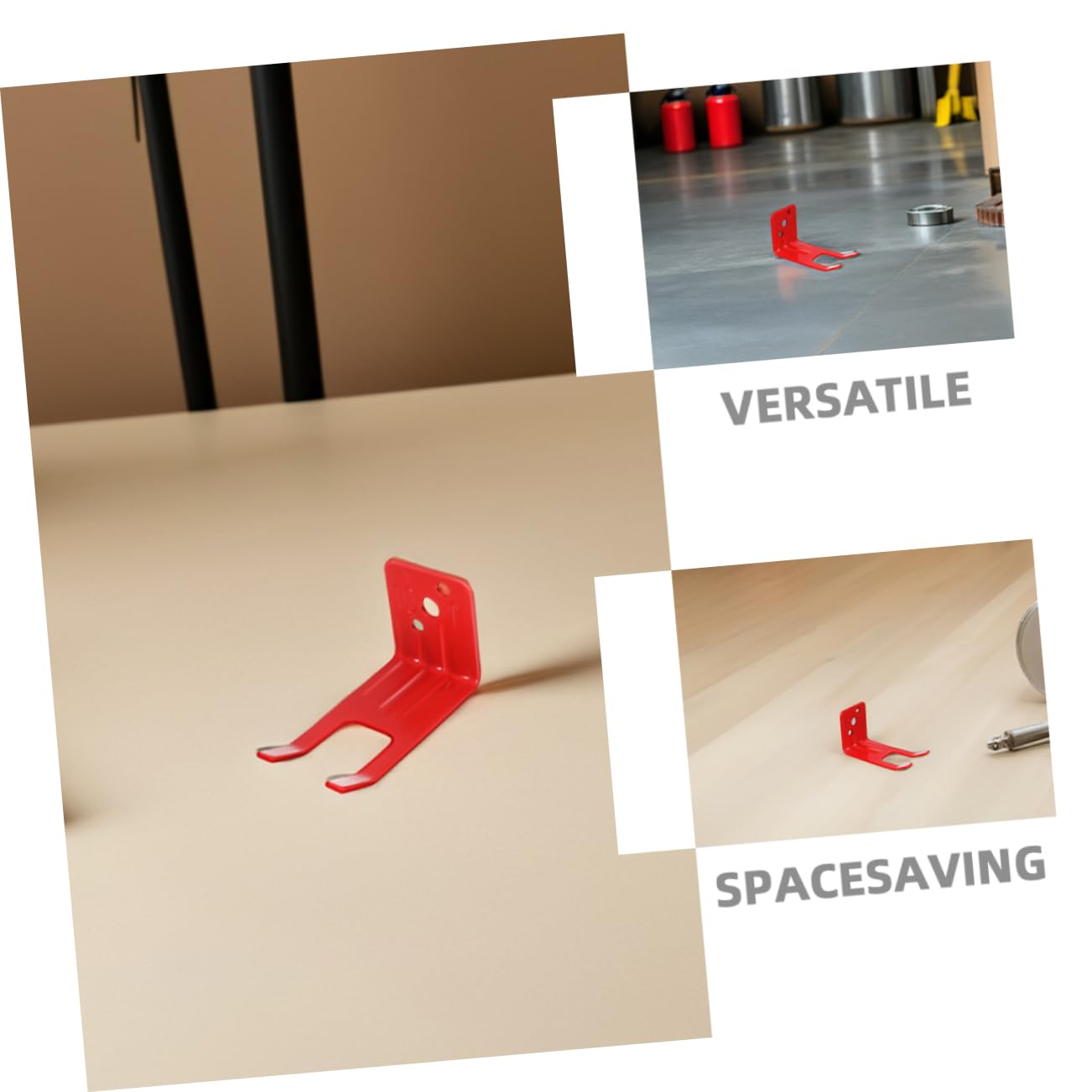 DOITOOL Estante Para Extintores Soporte De Pared Metálico Diseño Brillante Para Rápida Identificación Para Oficina o Taller