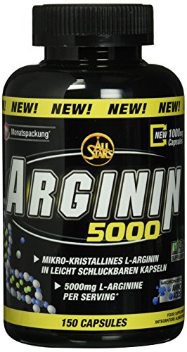 Preisvergleich Produktbild All Stars Arginin 5000 - Kapseln á 1173 mg, 150 Kapseln, 1er Pack (1 x 175 g)