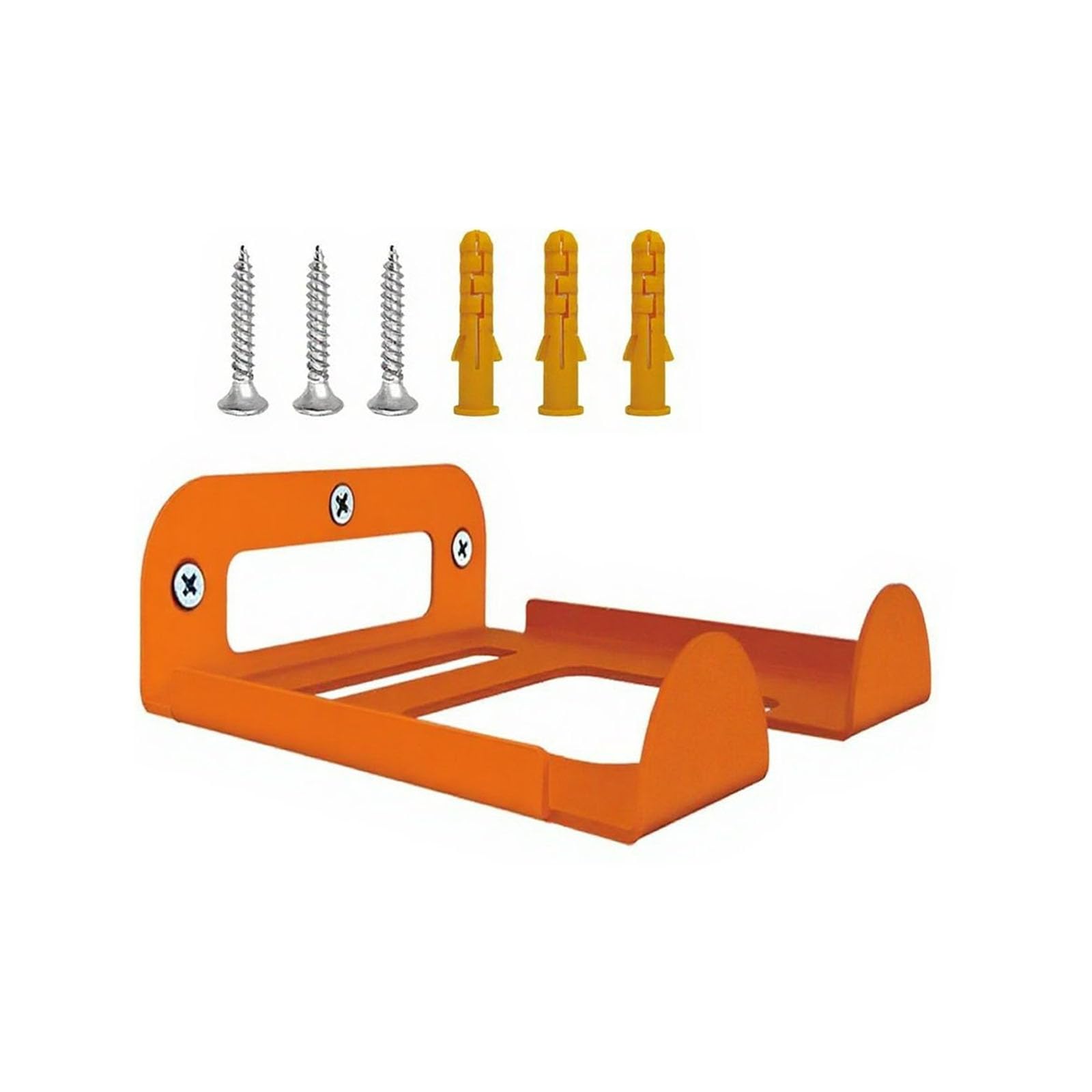 Garage Garden Tool Organizer Metal Wall Hanger for Storage, Bracket with Anchors, Workshop Shed Utility Wall Hanger Garden Tool Bracket Garage Shed
