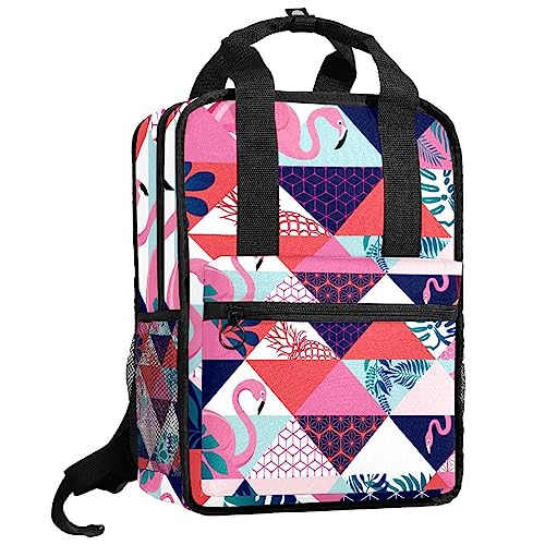 Sac à dos motif flamant rose pour garçons évitant les cartables trop lourds