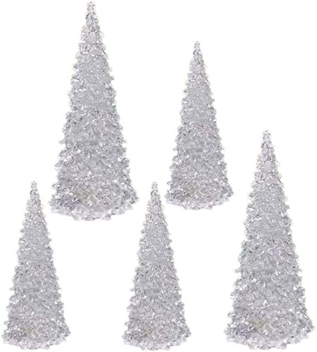 Miniatura 1 de Toyvian 5 piezas de luz LED para árbol de Navidad de mesa, adorno de árbol de Navidad, luz nocturna para Navidad, fiesta, centro de mesa, regalos