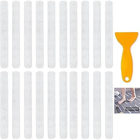 48 Stück Anti Rutsch Aufkleber Streifen Selbstklebend Antirutschmatte Anti-Rutsch Streifen Cover