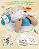 Katech Crochet Kit for Beginner Adults, Dishcloth Beginner Crochet Kit for Adults Learn to Crochet, Crochet Starter Kit Contain Detail Instruction Soft Yarn and Crochet Hook Supplies #1