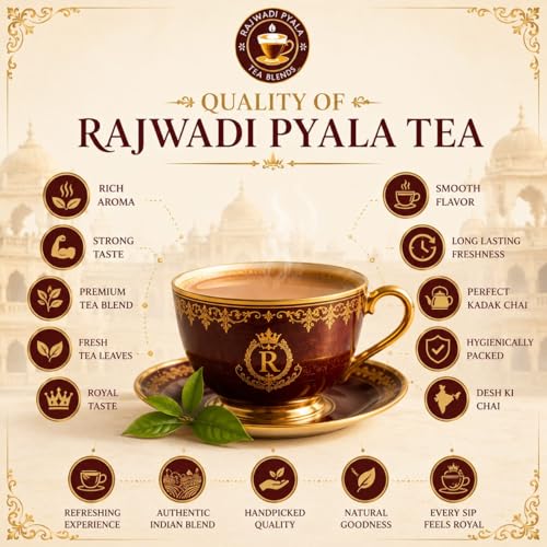 Image of Rajwadi Pyala Tea Blends Premium | Desh Ki Chai | Unique Blend Crafted For Chai Lovers Across India | Black Tea | 250 g